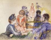 Pierre Renoir At the Moulin de la Galette France oil painting artist